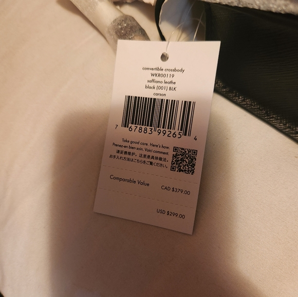 Bnwt KS black crossbody - Picture 3 of 4